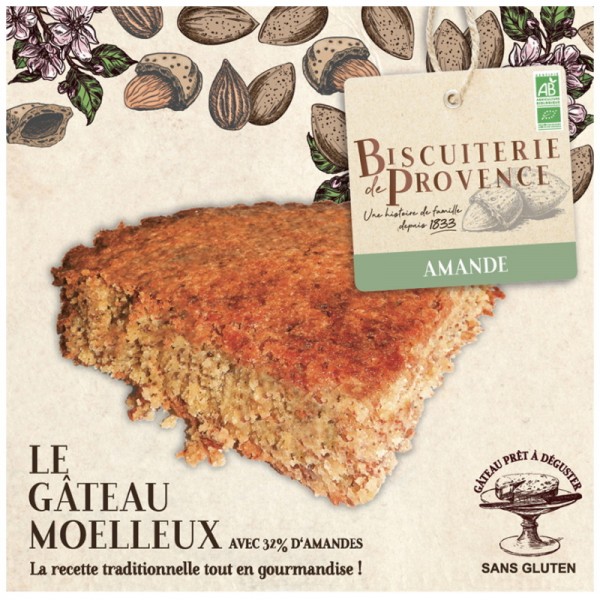 Biscuiterie de Provence - Bio-Mandelkuchen 225 g