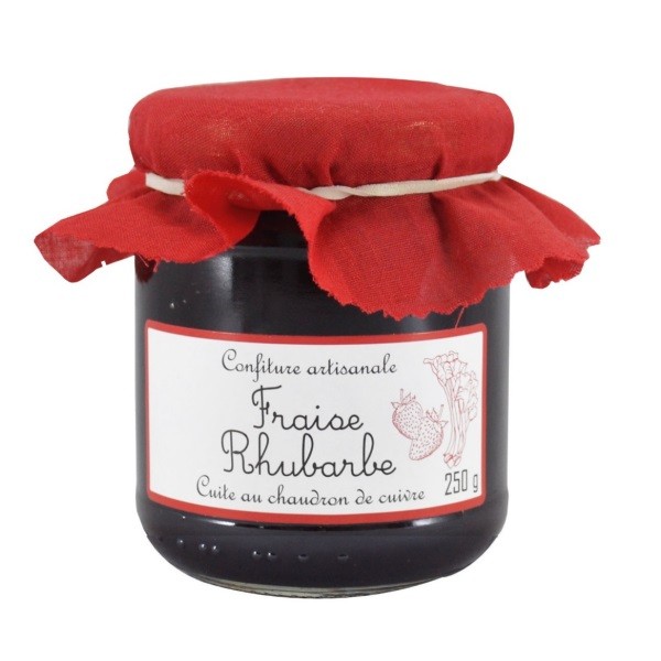 Beauharnais - Erdbeer-Rhabarber-Konfitüre 250 g