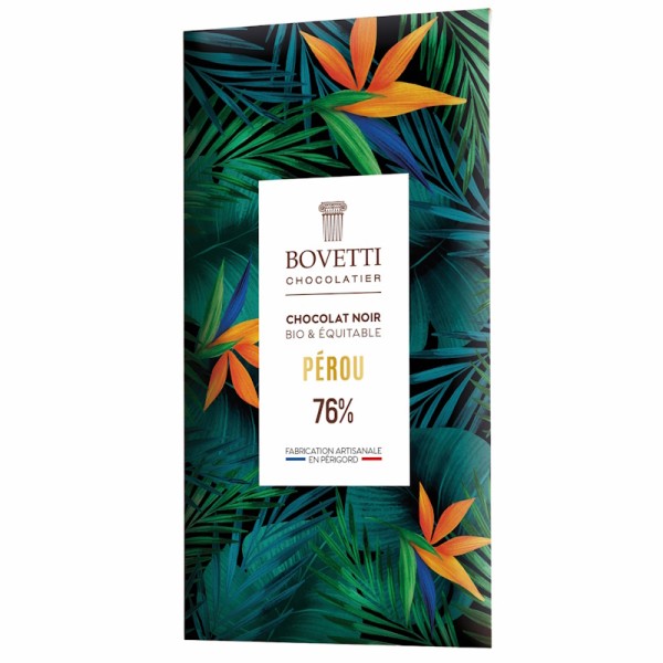 Bovetti Chocolatier - Peru Edelbitterschokolade 76% 80 g