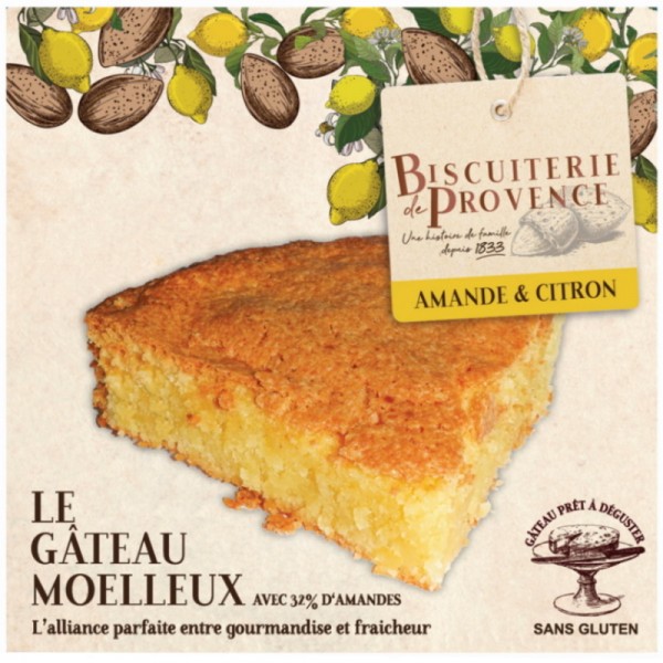 Biscuiterie de Provence - Mandelkuchen mit Zitrone 240 g