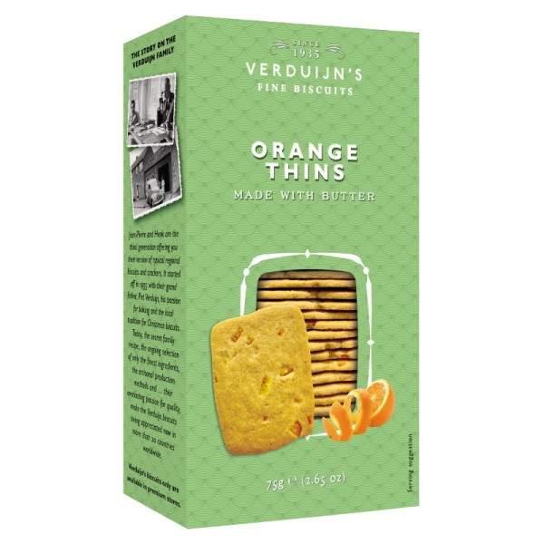 Verduijn's - Buttergebäck mit Orange 75 g