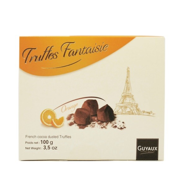 Guyaux - Truffes Fantaisie (Kakaokonfekt) Orange 100 g