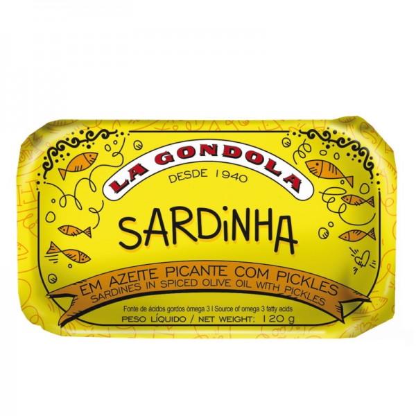La Gondola - Sardinen, pikant in Olivenöl 120 g