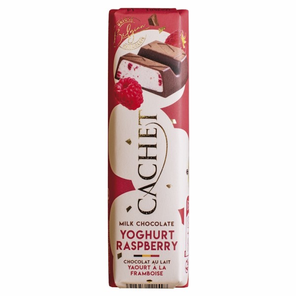 Cachet - Riegel Milchschokolade mit Joghurt und Himbeere 45 g