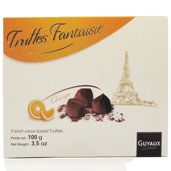 Guyaux - Truffes Fantaisie (Kakaokonfekt) Orange 100 g