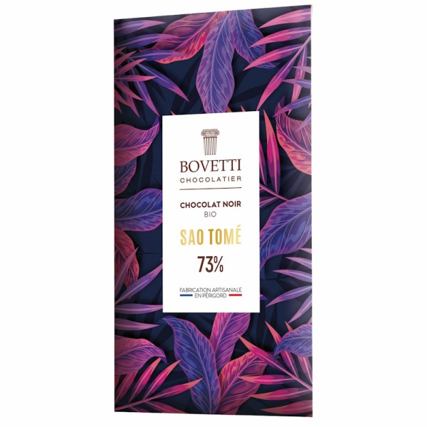 Bovetti Chocolatier - São Tomé Edelbitterschokolade 73% 80 g