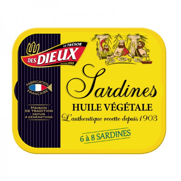 Le Trésor des Dieux - Sardinen in Pflanzenöl 173 g