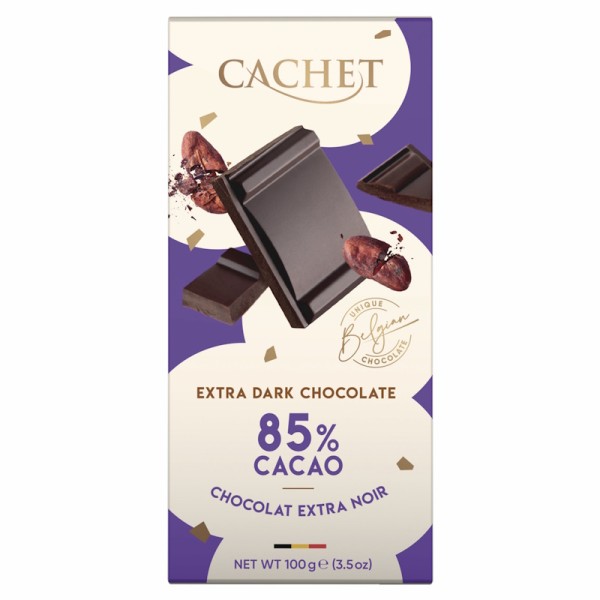 Cachet - Bitterschokolade 85% 100 g