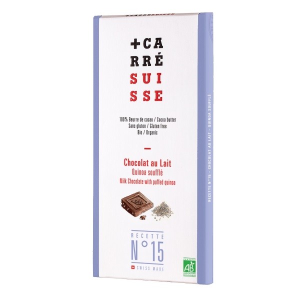 Carré Suisse - Milchschokolade mit Quinoa 90 g