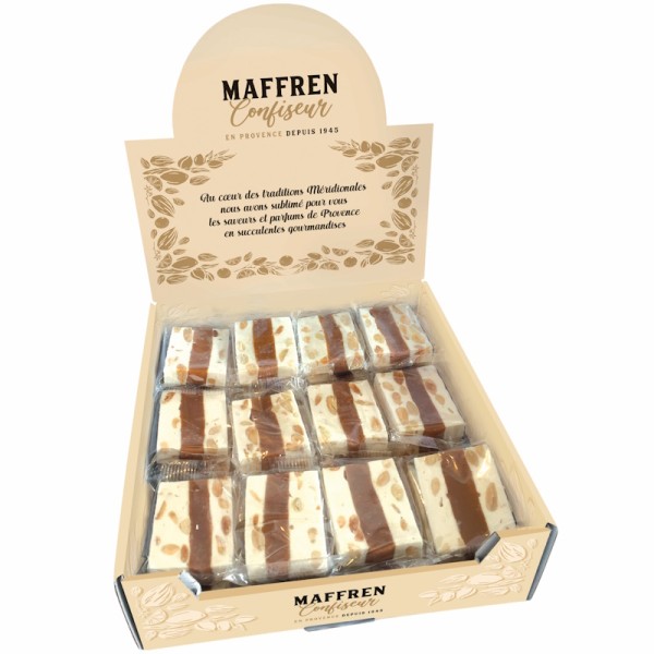 Confiseur Maffren - Nougat mit Karamell im Display 1.440 g