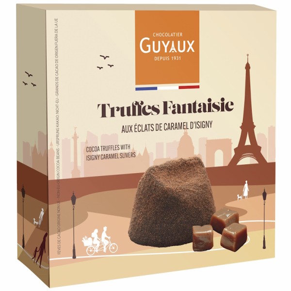 Guyaux - Truffes Fantaisie (Kakaokonfekt) mit Karamellsplittern 250 g