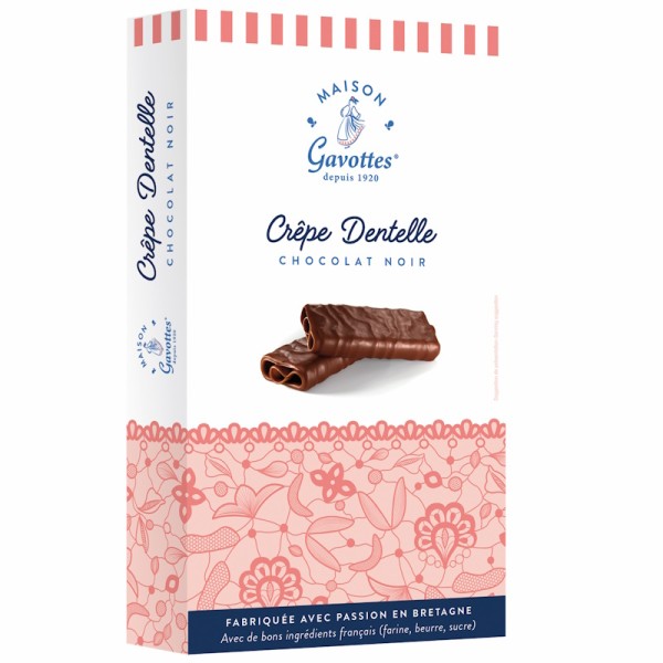 Maison Gavottes - Crêpes Dentelles mit Zartbitterschokolade 100 g