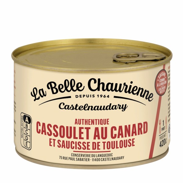 La Belle Chaurienne - Bohnenspezialität mit Ente / Cassoulet au canard