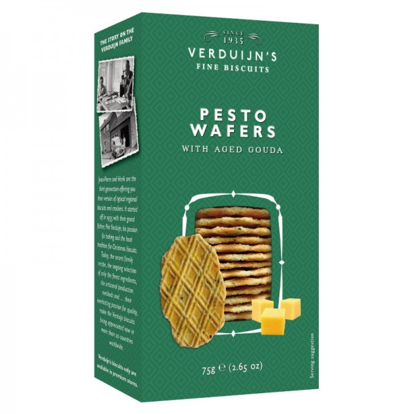 Verduijn's - Pesto Waffeln mit gereiftem Gouda 75 g
