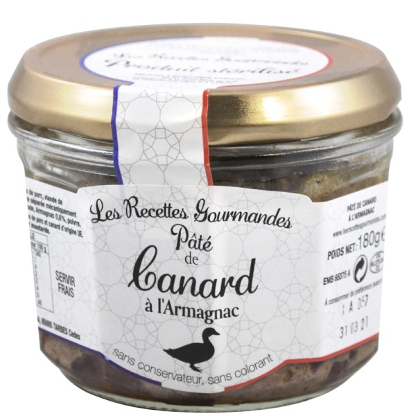 Les Recettes Gourmandes - Entenpastete mit Armagnac 180 g