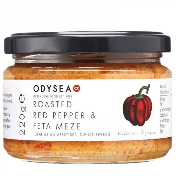 Odysea - Rote Paprika und Feta Meze 220 g