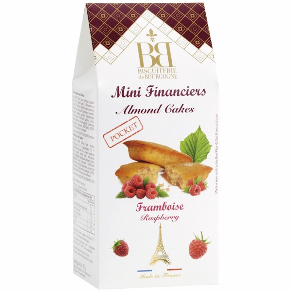 Biscuiterie de Bourgogne - Mini-Mandelkuchen Himbeere 150 g