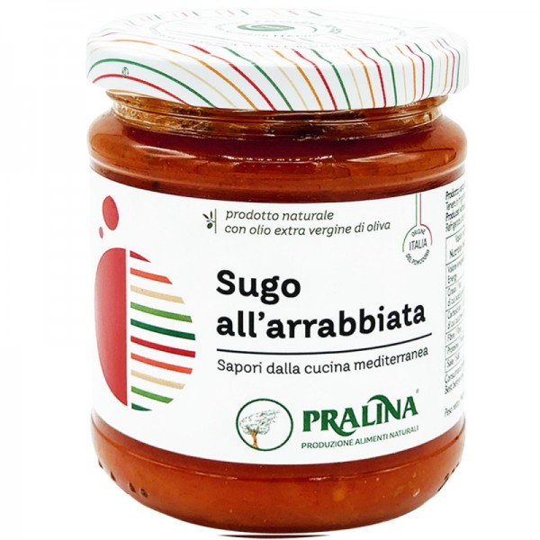 Pralina - Tomatensauce mit Knoblauch und Peperoni / Sugo all' arrabbiata 180 g