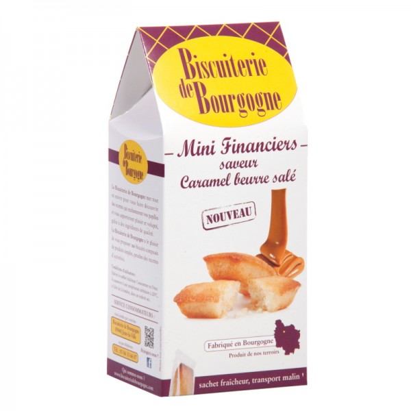 Biscuiterie de Bourgogne - Mini-Mandelkuchen mit gesalzene Butterkaramellsplitter 150 g
