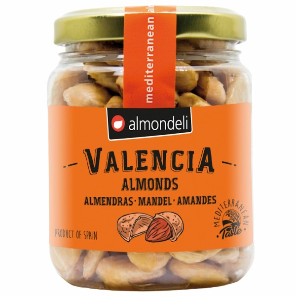 Almondeli - Valencia Mandeln ohne Haut 125 g