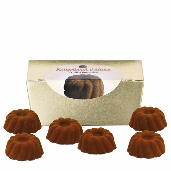 Bruntz - Mini-Kougelhopfs d'Alsace in klenem Goldballotin 30 g