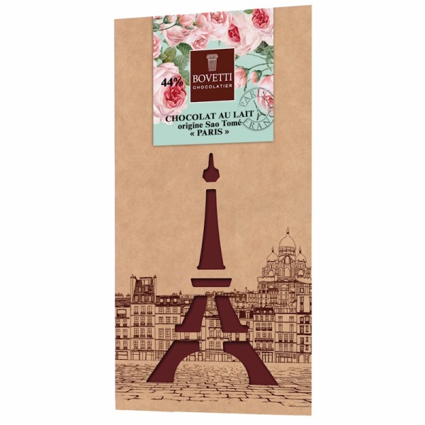 Bovetti Chocolatier - 'Paris' São Tomé Milchschokolade 44% 