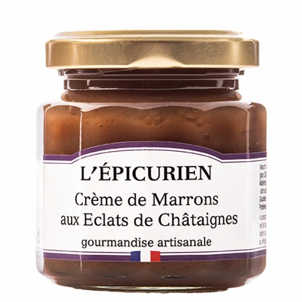 L'Épicurien - Maronencreme mit kandierten Maronenstückchen 125 g