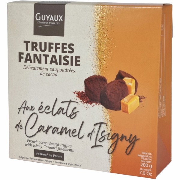 Guyaux - Truffes Fantaisie (Kakaokonfekt) mit Karamellsplitter 200 g
