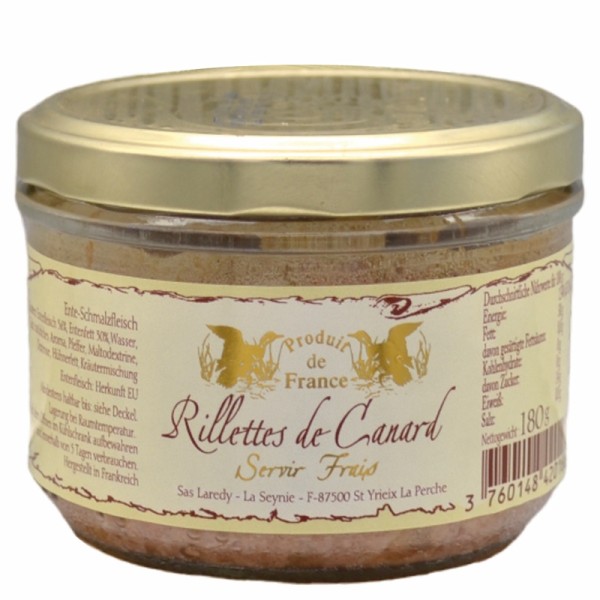 Laredy - Entenrillettes 180 g