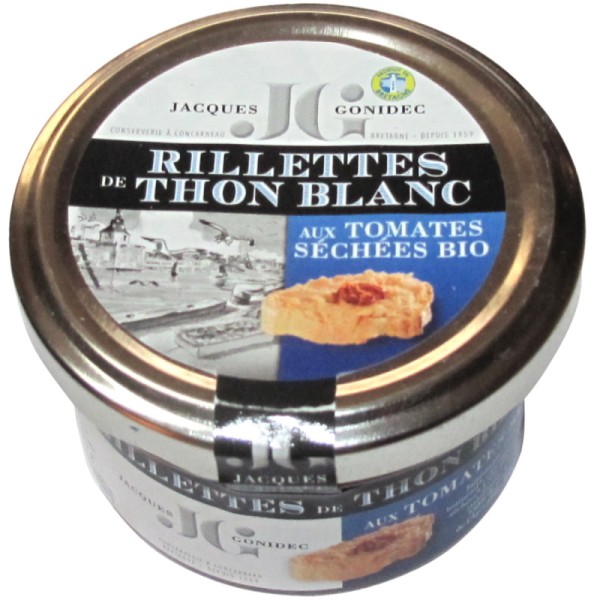 Gonidec - Weißer Thunfisch Rillettes mit getrockneten Bio Tomaten 90 g