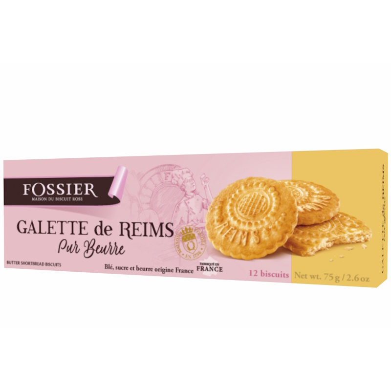 Fossier - Buttergebäck aus Reims / Galettes de Reims Pure Beurre 75 g ...