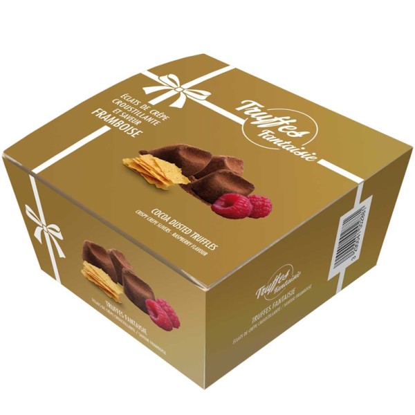 Guyaux - Truffes Fantaisie (Kakaokonfekt) Crêpes und Himbeeraroma 50 g