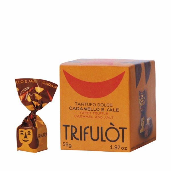 Trifulot - Tartufo Dolce Salz und Karamell 8 Stk. Schachtel 56 g