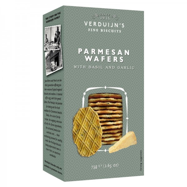 Verduijn's - Parmesanwaffeln mit Basilikum u. Knoblauch 75 g