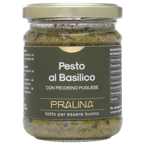 Pralina - Pesto mit Basilikum / Pesto al basilico 180 g