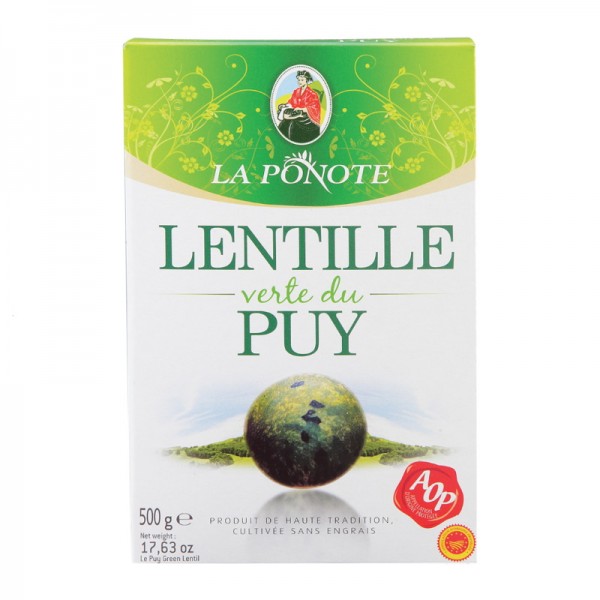 La Ponote - Grüne Linsen aus Puy AOP 500 g