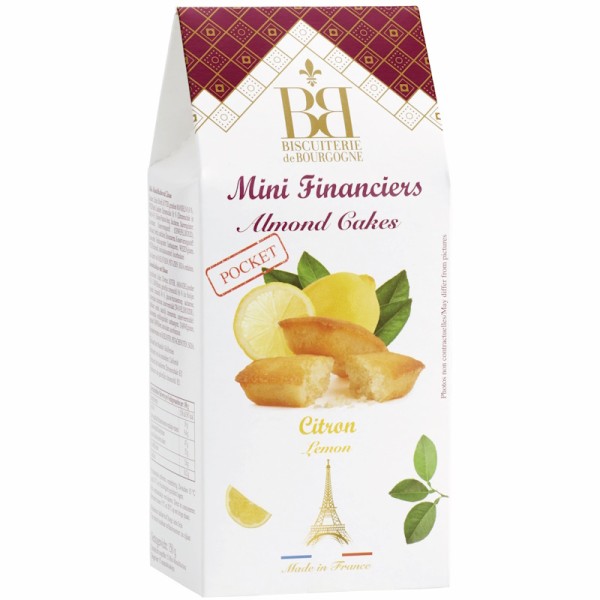 Biscuiterie de Bourgogne - Mini-Mandelkuchen Zitrone 150 g