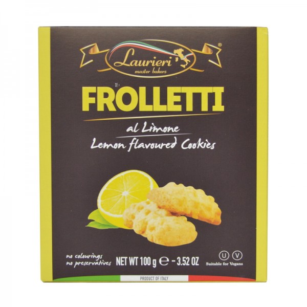Laurieri - Buttergebäck Zitrone / Frolletti al Limone 100 g