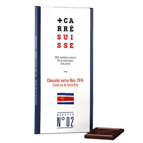 Carré Suisse - Edelbitterschokolade 75% Costa Rica 90 g